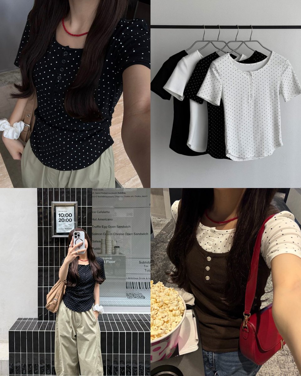 callautia_jp's tweet photo. 🫧ZOZOTOWN🫧
カラウティアで叶うドットコーデが可愛すぎる🖤🤍 https://t.co/YQcsyPJfpE