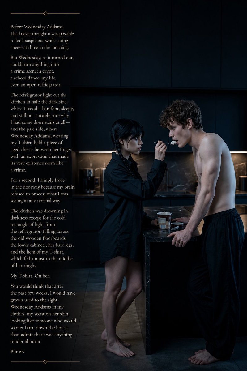 DrSpringRaven's tweet photo. Bonus chapter of Obsession is now available on AO3 — https://t.co/hTsIRo9xaX

For more details, illustrations, and behind-the-scenes content about the fic, visit my Telegram channel: https://t.co/EdsNnIP7Qz

#Wednesday #TylerGalpin #Weyler #WednesdayAddams #Wyler https://t.co/KbfS3BGWnJ