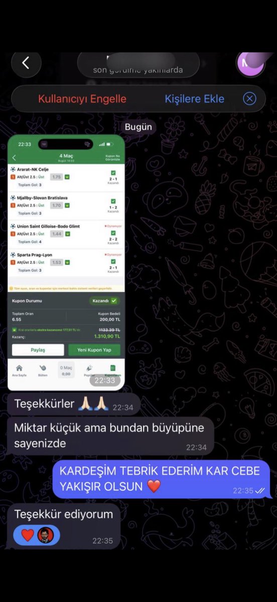 profesortiiips's tweet photo. SEA DOSTLAR 🙋

ATLANTİK @atlantikiddaa BAYİ GRUBUMUZDA SADECE SÜPRİZ BAHİSLER DEİL 🤝

İDEAL ✅ CANLI ✅ 

@mariotiips @Harleytipss @aylanaliz 

BURDA PAYLAŞIM YAPMIYORUZ DİE SADECE SÜPRİZ VERMİYORUZ 👍

BAYİ KATILIM İÇİN  

SANİYE KARADAYI 

BAYİ KODU 303411 

Telegram üzerinden ekran ss ve cep no son 6 hane https://t.co/6wX0uSHKeD