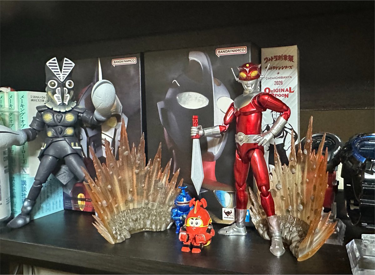 undermoon21's tweet photo. アグルさんについてるエフェクトパーツは　
こちらの方が似合うので　
　
＃レッドマン https://t.co/GZrcJunPDr