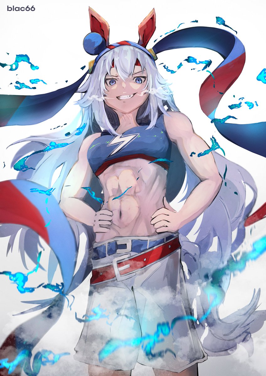 b_lac66's tweet photo. tamamo cross #umamusume https://t.co/WhHBnjcK3T