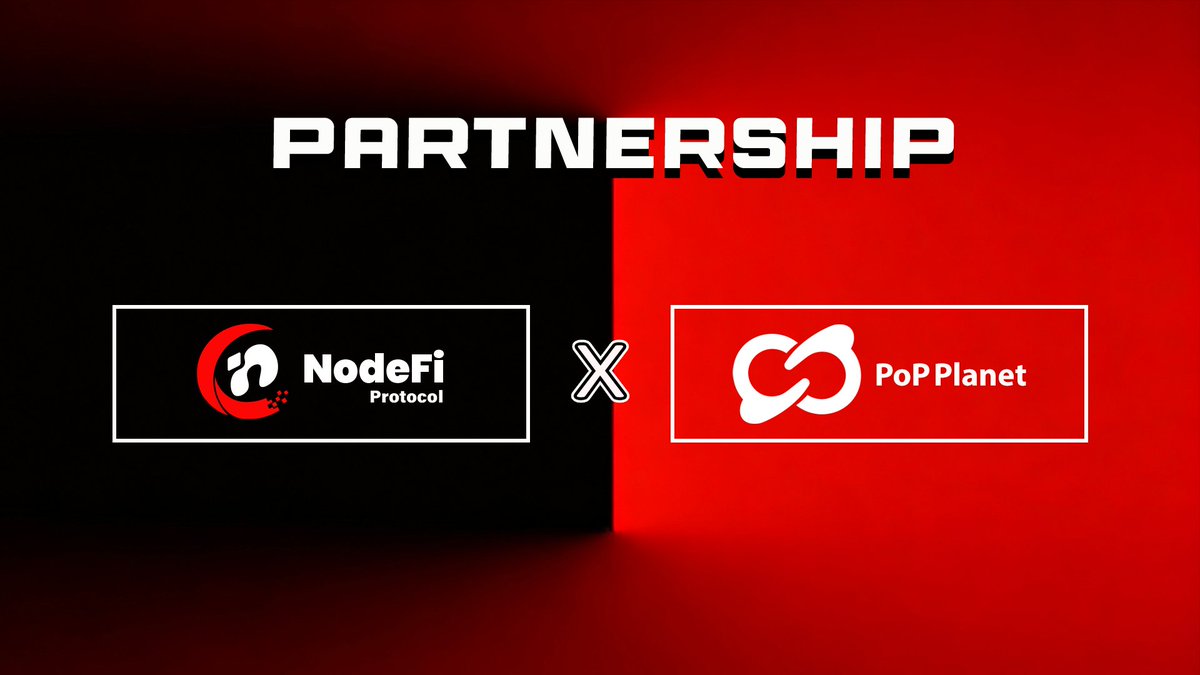 NodeFiProtocol's tweet photo. 🏋️‍♀️ @NodeFiProtocol  × 🌟 @Hi_PoPPOfficial

We're excited to partner with PoPP, an AI-powered platform leveraging on-chain behavior analysis and decentralized identity to deliver privacy-first user engagement.

Together, we're advancing DePIN and smarter Web3.
#NodeFi #PoPP  #Web3 https://t.co/ltx8CaicDm