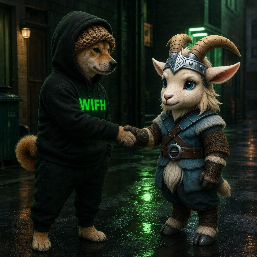 HeidrunSol's tweet photo. Giving a big shout out to @DOGWIFH00D and the Dog Wif Hood crew who have added Heidruns media bot to their TG chatroom.🐐💫

@DOGWIFH00D launched on Robinhood chain, the team is composed of some well known chads in the space who have built some amazing tech. 

Go check them out & see the bot in action in their TG group:

https://t.co/6LYnq6JNzv

🐐🐐✨✨🍳🍳

Don't forget Heidruns buy bot is compatible with projects launched on Solana, Etherium, BSC, BASE, & Robinhood. 

Any projects that start using our buy bot will receive 2 weeks free ads on our bot which is currently in 230 different TG groups. 🐐🐐