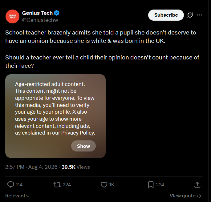 zac23298's tweet photo. @Geniustechw i dont know why twatter keeps censoring perfectly safe videos, only after i click them https://t.co/SN9s2kQGbM