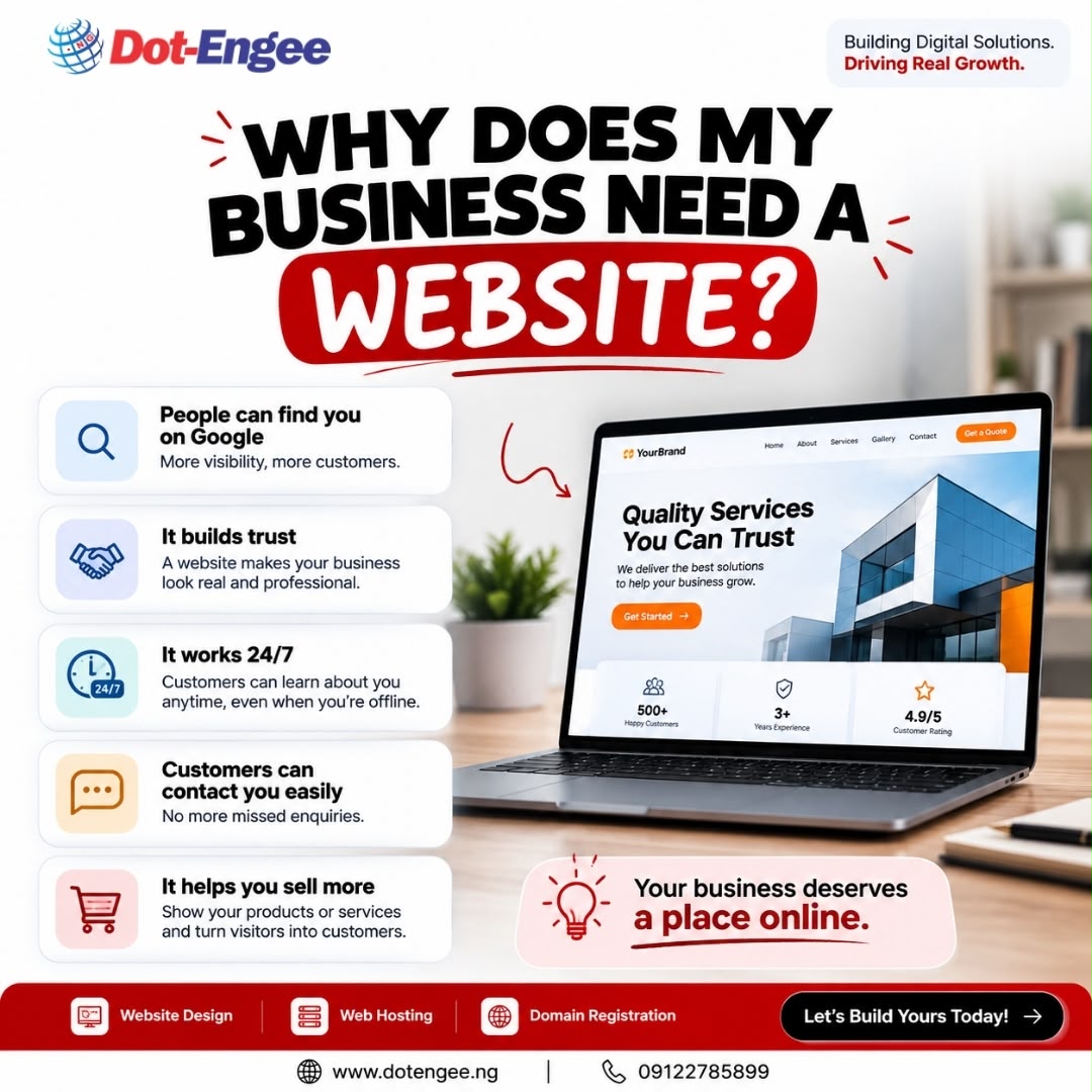 dotengee's tweet photo. Your website is your business’s digital home. 🌐
It builds trust, attracts customers, and works for you 24/7.
Ready to grow your business online? Let’s build it together.

📞 09122785899
🌍 https://t.co/3xJHimNIFs https://t.co/n6TMp7Qmwk