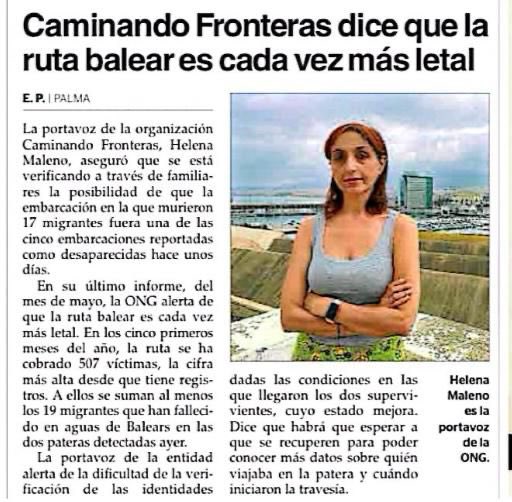 PPdeMallorca's tweet photo. La ruta entre Algèria i Balears s’ha convertit en la més letal segons l’ONG Caminando Fronteras. En els cinc primers mesos de l’any ja s’ha cobrat 507 vides, ahir 19 més. Fins quan continuarà @sanchezcastejon ignorant aquest drama humanitari?

A què espera Sánchez a sol·licitar el desplegament de Frontex a les nostres costes? Quantes vides més s’ha de cobrar la mar per a què el Govern d’Espanya actuï?

Des del Ple del @ConselldeMca ja vam instar al Govern d’Espanya a demanar la seva activació el 13 de febrer de 2025 i continuam sense resposta.