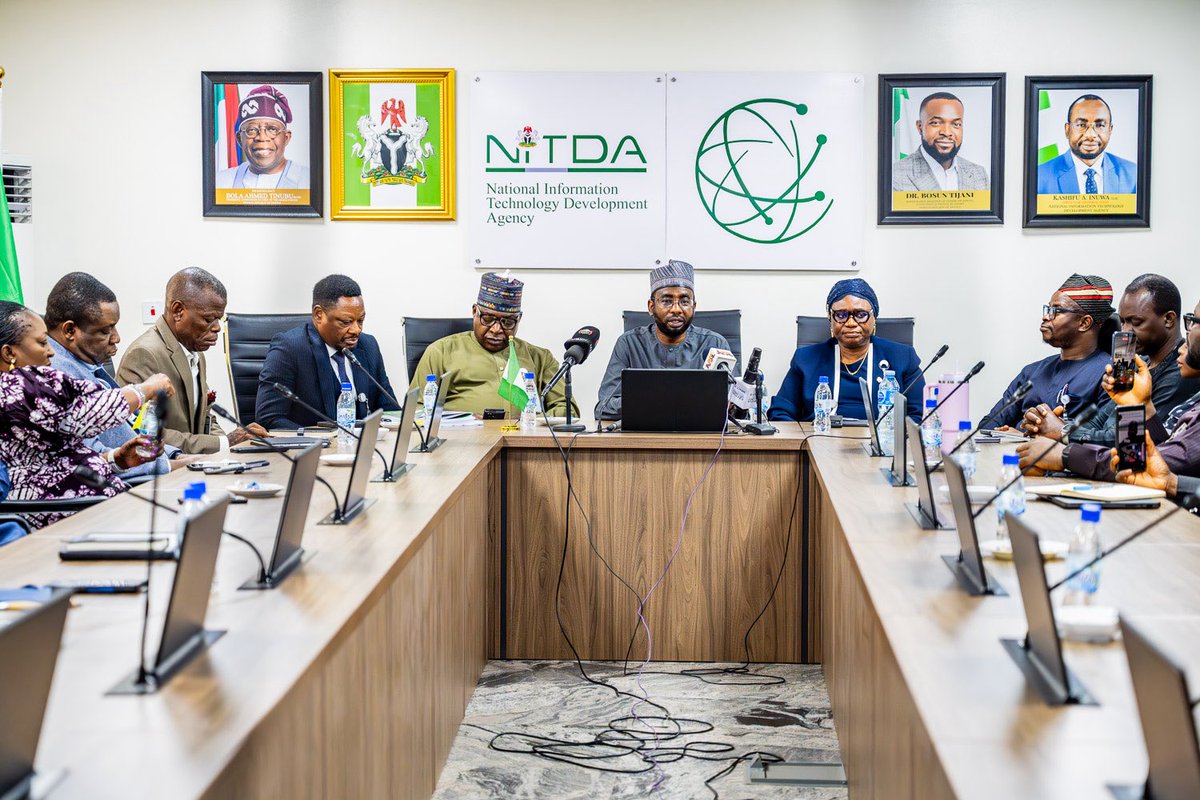 NITDANigeria's tweet photo. NITDA Signs National Sovereign Cloud Initiative Documents to Strengthen Nigeria’s Digital Sovereignty

The National Information Technology Development Agency (NITDA) has signed National Sovereign Cloud Initiative (NSCI) documents, marking a major milestone in Nigeria’s digital transformation journey.

The three landmark regulatory instruments signed are: the National Cloud Computing Guideline; the National Cloud Technical Guideline; and the National Digital Infrastructure Assurance Framework (NDIAF), alongside the presentation of the National Cloud Investment Strategy.

The initiative establishes a comprehensive national framework for trusted cloud adoption, digital sovereignty, digital infrastructure assurance, and cloud investment. It is designed to position Nigeria as a leading regional hub for cloud services, data centres, artificial intelligence infrastructure, sovereign compute, and other critical digital infrastructure.

Speaking at the ceremony, the Director General of NITDA, Kashifu Inuwa Abdullahi, CCIE, described cloud infrastructure as strategic national infrastructure that powers digital government, financial services, artificial intelligence, digital public infrastructure, innovation, digital trade, and national economic resilience. He noted that the signing marks Nigeria’s transition from policy development to implementation, providing the regulatory certainty, technical standards, and assurance framework required to build a trusted cloud ecosystem that safeguards the nation’s digital sovereignty while unlocking new opportunities for investment, innovation, and sustainable economic growth.

The implementation phase will commence immediately through a phased approach. NITDA will establish the Sovereign Cloud Governance Committee to provide strategic oversight and, by October 2026, operationalise a national digital regulatory platform for onboarding, assessment, certification, and regulation of cloud and digital infrastructure providers across Nigeria.

Speaking on behalf of the Governor of the Central Bank of Nigeria (CBN), Olayemi Cardoso, Dr. Rakiya Opemi Yusuf, Director of the Payment System Supervision Department, said financial stability now extends beyond traditional banking to include mobile payments, electronic transfers, POS transactions, and fintech services.

She noted that the CBN’s Data Localisation Circular is aimed at protecting financial data within Nigeria and strengthening systemic resilience. According to her, NITDA’s assurance framework complements the Bank’s regulatory measures by enhancing digital infrastructure security, while implementation guidelines are being finalised to support compliance across the financial sector.

The event was attended by the Permanent Secretary of the Federal Ministry of Communications, Innovation and Digital Economy, Engr. Nadungu Gagare, FNSE; Managing Director of Galaxy Backbone, Professor Ibrahim Adepoju Adeyanju; Ikechukwu Nnamani,  Chairman of the NCSI and CEO Medallion Data Centres Limited, and other key stakeholders from government, industry, academia, development partners, and the private sector.