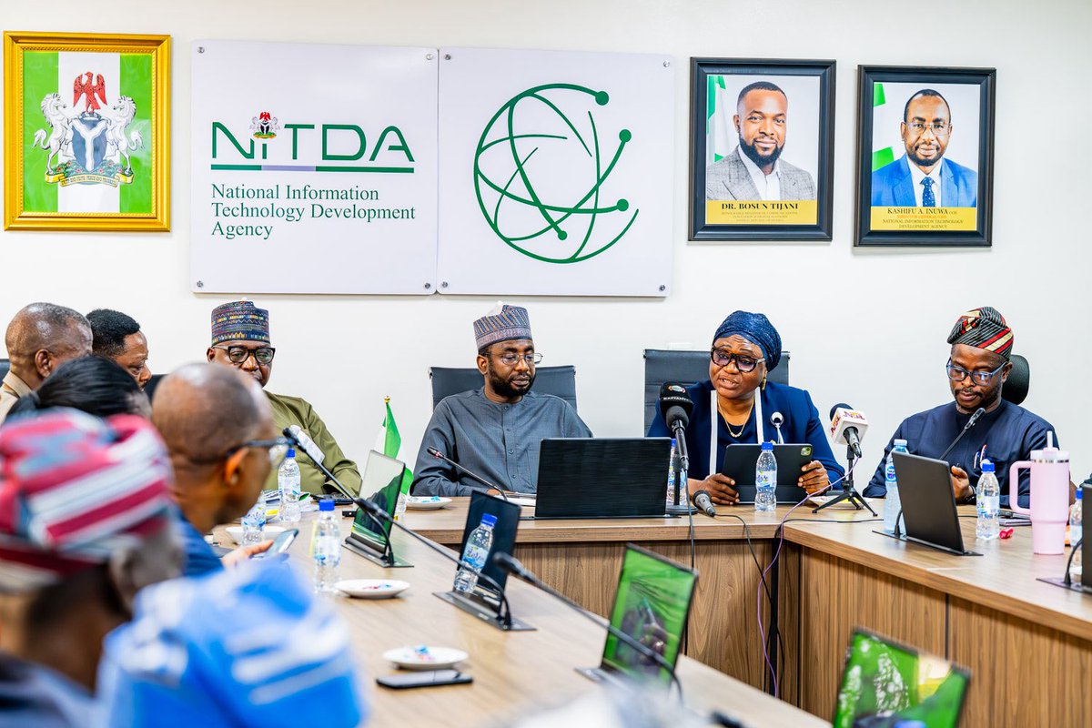 NITDANigeria's tweet photo. NITDA Signs National Sovereign Cloud Initiative Documents to Strengthen Nigeria’s Digital Sovereignty

The National Information Technology Development Agency (NITDA) has signed National Sovereign Cloud Initiative (NSCI) documents, marking a major milestone in Nigeria’s digital transformation journey.

The three landmark regulatory instruments signed are: the National Cloud Computing Guideline; the National Cloud Technical Guideline; and the National Digital Infrastructure Assurance Framework (NDIAF), alongside the presentation of the National Cloud Investment Strategy.

The initiative establishes a comprehensive national framework for trusted cloud adoption, digital sovereignty, digital infrastructure assurance, and cloud investment. It is designed to position Nigeria as a leading regional hub for cloud services, data centres, artificial intelligence infrastructure, sovereign compute, and other critical digital infrastructure.

Speaking at the ceremony, the Director General of NITDA, Kashifu Inuwa Abdullahi, CCIE, described cloud infrastructure as strategic national infrastructure that powers digital government, financial services, artificial intelligence, digital public infrastructure, innovation, digital trade, and national economic resilience. He noted that the signing marks Nigeria’s transition from policy development to implementation, providing the regulatory certainty, technical standards, and assurance framework required to build a trusted cloud ecosystem that safeguards the nation’s digital sovereignty while unlocking new opportunities for investment, innovation, and sustainable economic growth.

The implementation phase will commence immediately through a phased approach. NITDA will establish the Sovereign Cloud Governance Committee to provide strategic oversight and, by October 2026, operationalise a national digital regulatory platform for onboarding, assessment, certification, and regulation of cloud and digital infrastructure providers across Nigeria.

Speaking on behalf of the Governor of the Central Bank of Nigeria (CBN), Olayemi Cardoso, Dr. Rakiya Opemi Yusuf, Director of the Payment System Supervision Department, said financial stability now extends beyond traditional banking to include mobile payments, electronic transfers, POS transactions, and fintech services.

She noted that the CBN’s Data Localisation Circular is aimed at protecting financial data within Nigeria and strengthening systemic resilience. According to her, NITDA’s assurance framework complements the Bank’s regulatory measures by enhancing digital infrastructure security, while implementation guidelines are being finalised to support compliance across the financial sector.

The event was attended by the Permanent Secretary of the Federal Ministry of Communications, Innovation and Digital Economy, Engr. Nadungu Gagare, FNSE; Managing Director of Galaxy Backbone, Professor Ibrahim Adepoju Adeyanju; Ikechukwu Nnamani,  Chairman of the NCSI and CEO Medallion Data Centres Limited, and other key stakeholders from government, industry, academia, development partners, and the private sector.