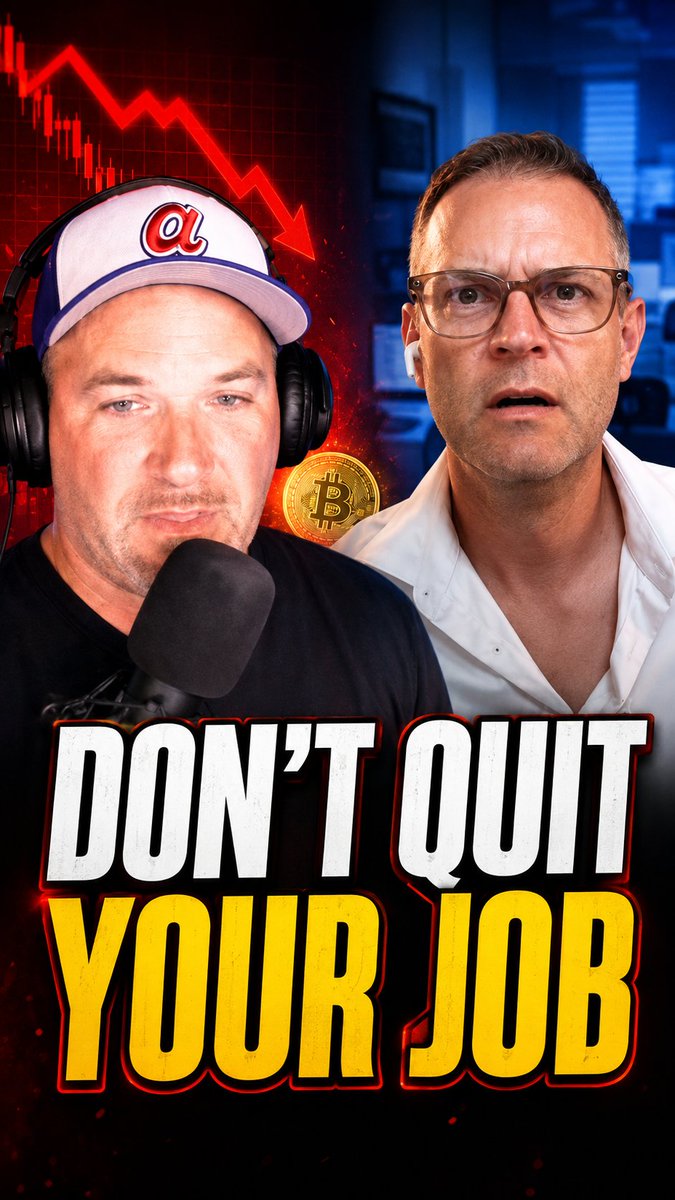 Ryanfspack's tweet photo. Thinking about quitting your job to trade full-time? One successful market cycle doesn’t guarantee lasting income.

Before taking that risk, hear the lesson this trader learned the hard way. https://t.co/i1vx6rS9ju

#CryptoTrading #FullTimeTrader #TradingLessons #RiskManagement #FinancialFreedom