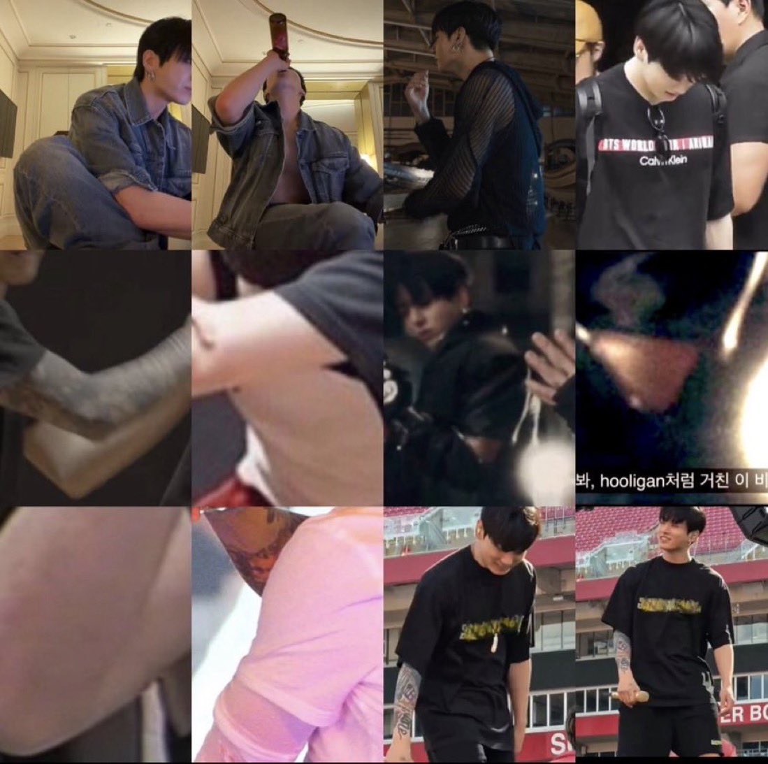 junxxkookk's tweet photo. You guys are so insufferable I hope Jungkook never shows his arm. Delusional people who keep saying that he’s dating your fave. Desperate people who keep harassing him over nothing. acting like he didn’t wear short sleeves the whole year. Leave Jungkook alone. https://t.co/A7h8xSkXRj