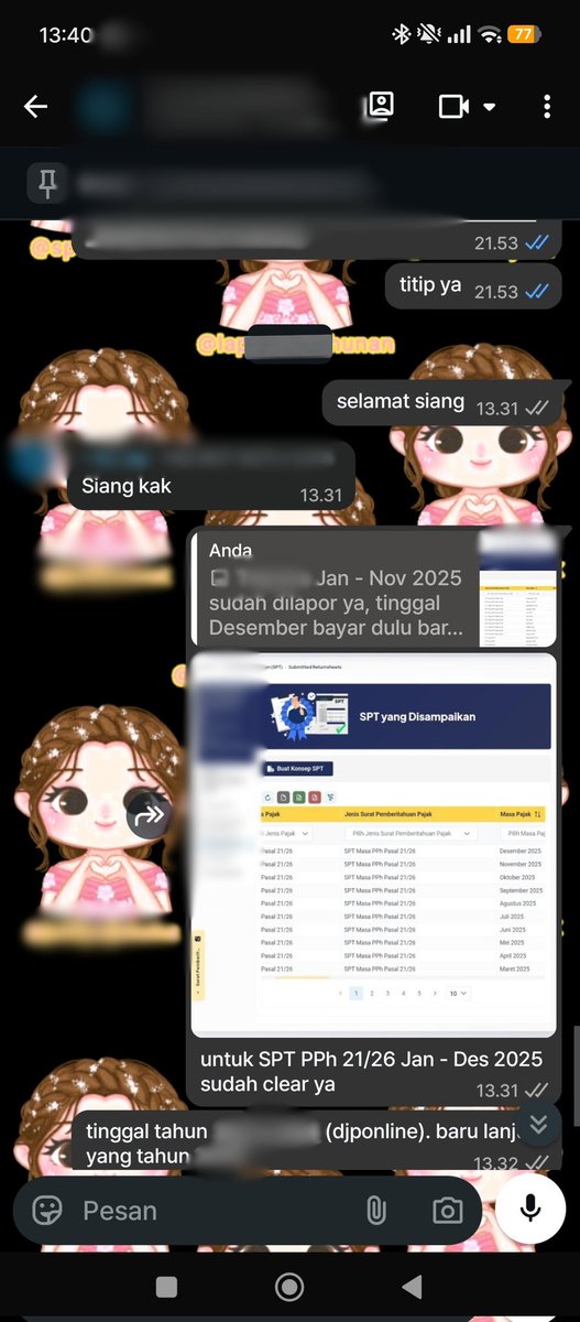 sptcoretax's tweet photo. LAPOR SPT PPH 21/26✅

LAPOR SPT PPH 21/26✅

LAPOR SPT TAHUNAN ORANG PRIBADI✅

LAPOR SPT TAHUNAN ORANG PRIBADI✅ https://t.co/Q6BTB7RzqG