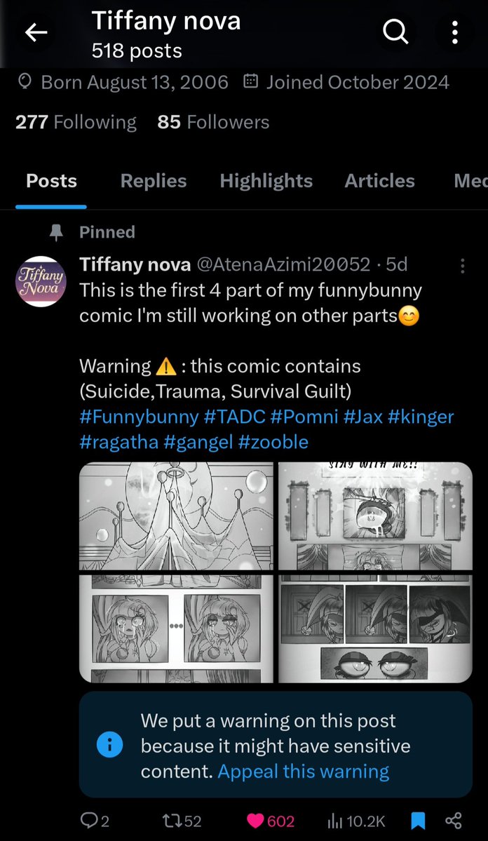AtenaAzimi20052's tweet photo. I'M STILL IN SHOCK!!🤯
When I posted my comic, I never imagined it would get this many views!!

Thank you all so much for your amazing support. It truly means a lot to me! 🥹💖
I'm still working on the next parts, and your support has been such a huge encouragement. https://t.co/p2aIP3xh3I