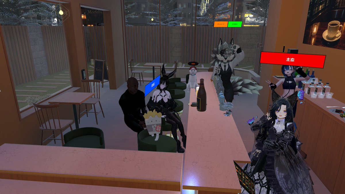 morfelis's tweet photo. #モルフェリス
#VRchat

今日は夕方からのんびり営業中！
まったりするのもよし、お話するのもよし！
ご新規様も大歓迎ですので是非いらしてください～！ https://t.co/c5WbS2HGyz