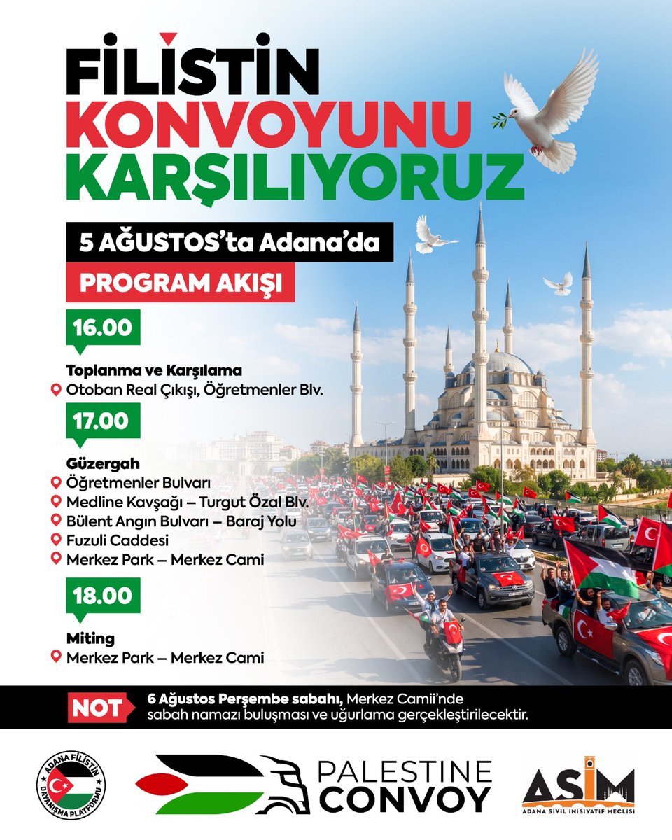 AdanaOze's tweet photo. Nehirlerden Denize Özgür Filistin! https://t.co/M0e5gFRzBB
