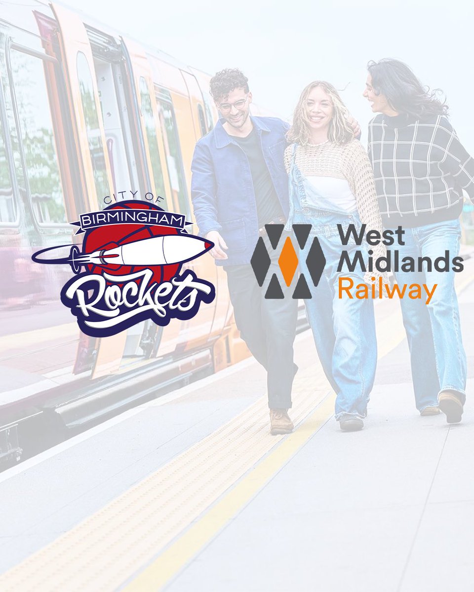 cobrockets's tweet photo. 🚉 Birmingham Rockets Basketball Club is delighted to announce a new partnership with @WestMidRailway (WMR) for the 2026/27 season!

Full story 📰 https://t.co/0TMJUAxHI6

#WeAreRockets #WestMidlandsRailway https://t.co/wgDwc4BA3h