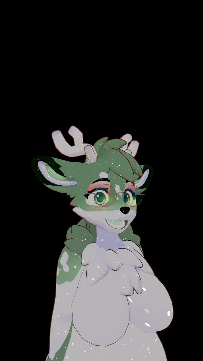 LordPenguinVR's tweet photo. @VRChat My fursona is a green deer https://t.co/crL9WsIdXy