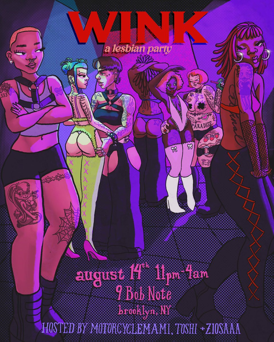 ziosaaa's tweet photo. I’m throwing a Lesbian Leather and Lace Party in Brooklyn next week :))) https://t.co/YMdPtvBfW7