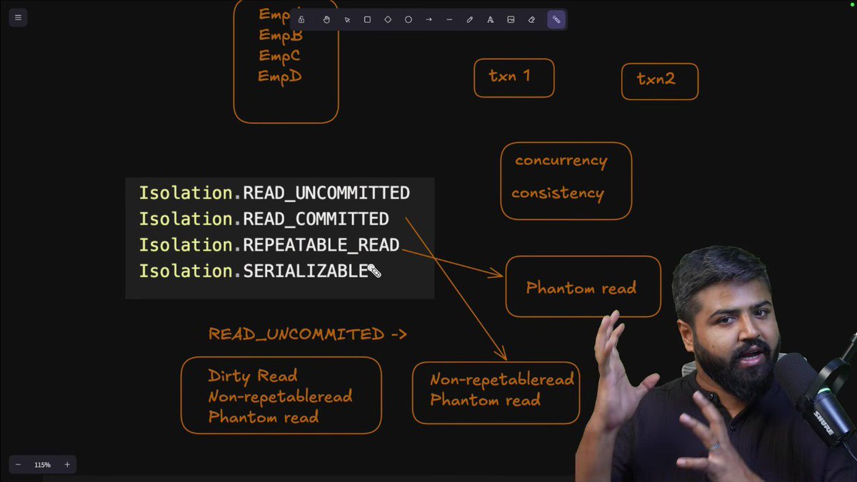 AzadKumar161440's tweet photo. π Day 34/50 β Spring Boot
Today, I explored Spring @Transactional, focusing on Transaction Propagation and Isolation Levels in Spring Boot.
#SpringBoot #Java #SpringFramework #Transactional #BackendDevelopment #SoftwareEngineering #JavaDeveloper #Coding #LearningInPublic https://t.co/1mKQ7KZiZZ
