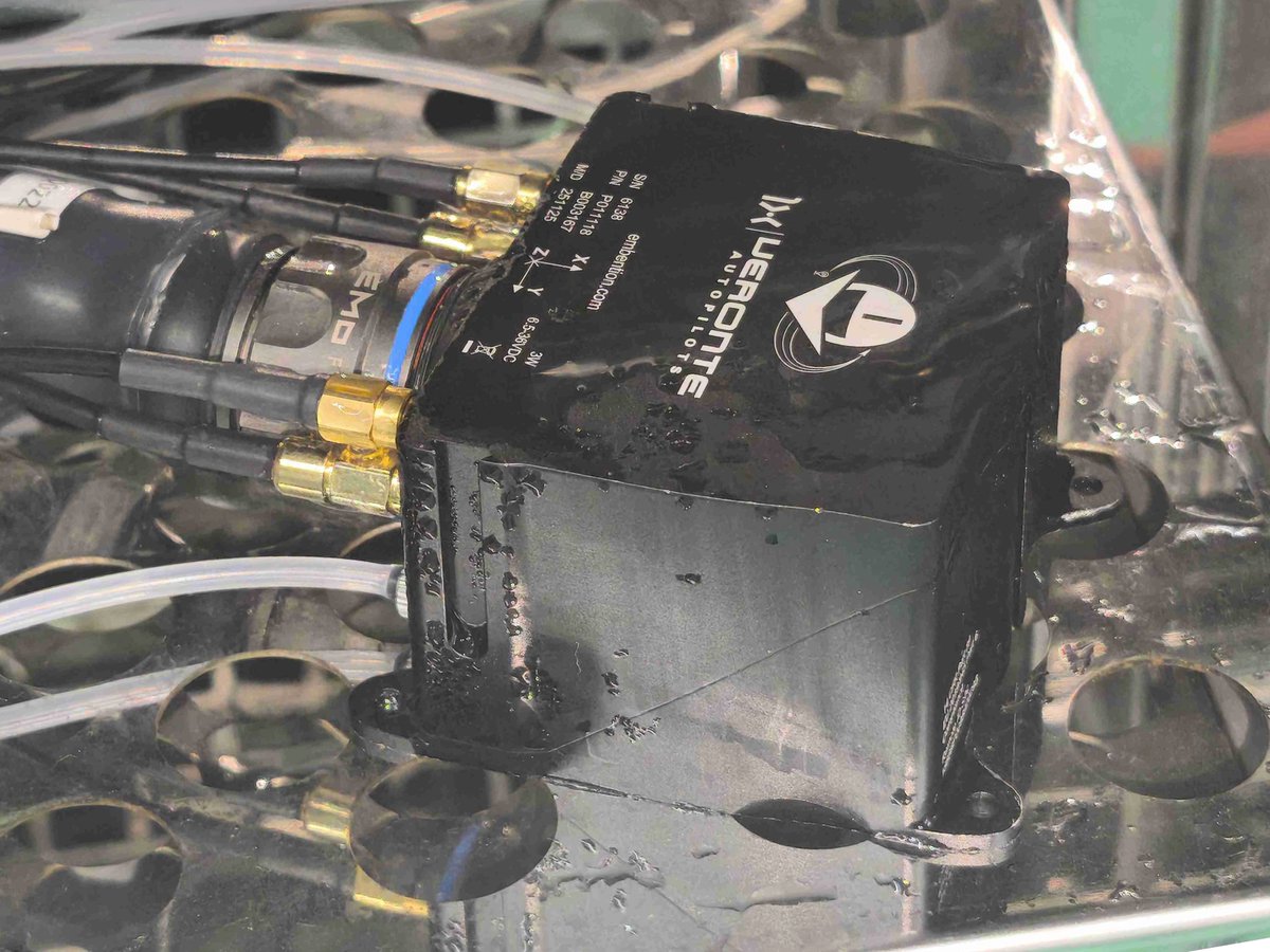 embention's tweet photo. Complying with RTCA DO-160G standards requires real-world validation.
Shown here: Veronte Autopilot 1x after passing Waterproofness testing (Section 10.0, Category Y) proving total reliability by passing this standard.
Accelerate your path to certification with Veronte Autopilots https://t.co/RQarQGA42o