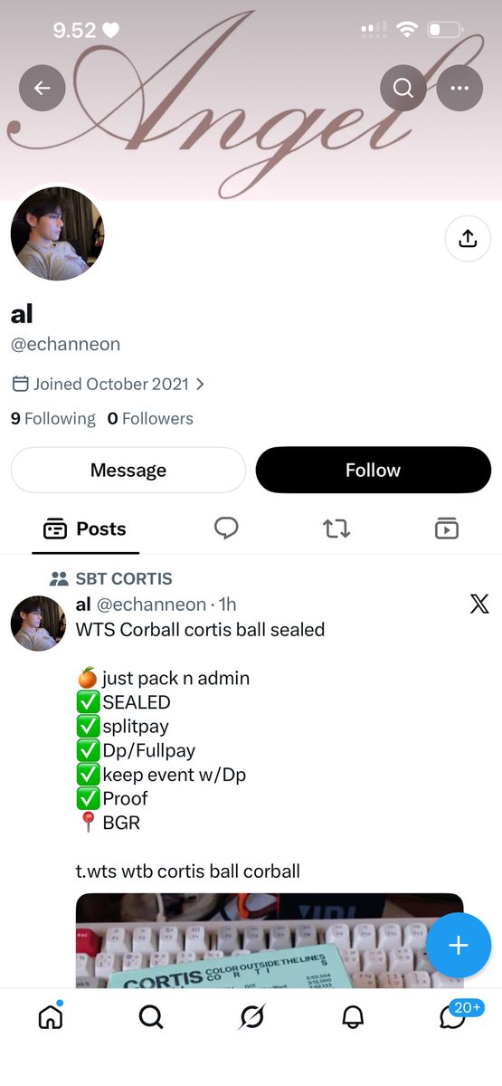 echaneon's tweet photo. ❗️SCAMMER❗️

@echanneon udah ganti uname/deact

jual cortis ball, tf ke dana no 089673523775 pake link co nya link co gw😭😭😭

t scammer scam fraud cortis ball corball coer ina

kronologi
👇🏻👇🏻👇🏻 https://t.co/jBteRPLpi6