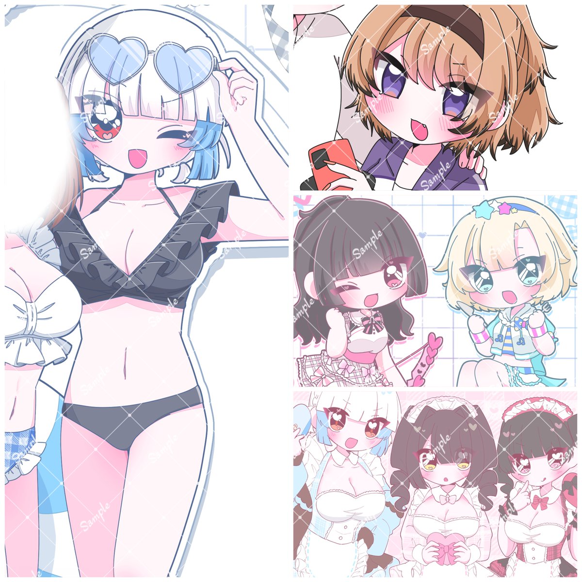 f54xio's tweet photo. ちょっと過去の絵ばっかりだけど絵柄サンプル… https://t.co/3fPthxsKEc