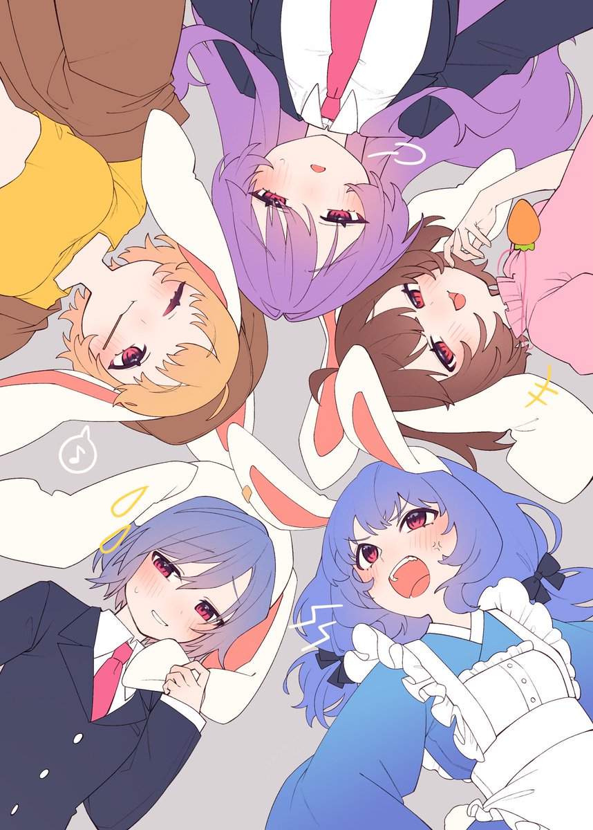 e_sdss's tweet photo. 36. 因幡てゐ＆鈴仙・優曇華院・イナバ＆レイセン＆清蘭＆鈴瑚 https://t.co/UNgEraKecL