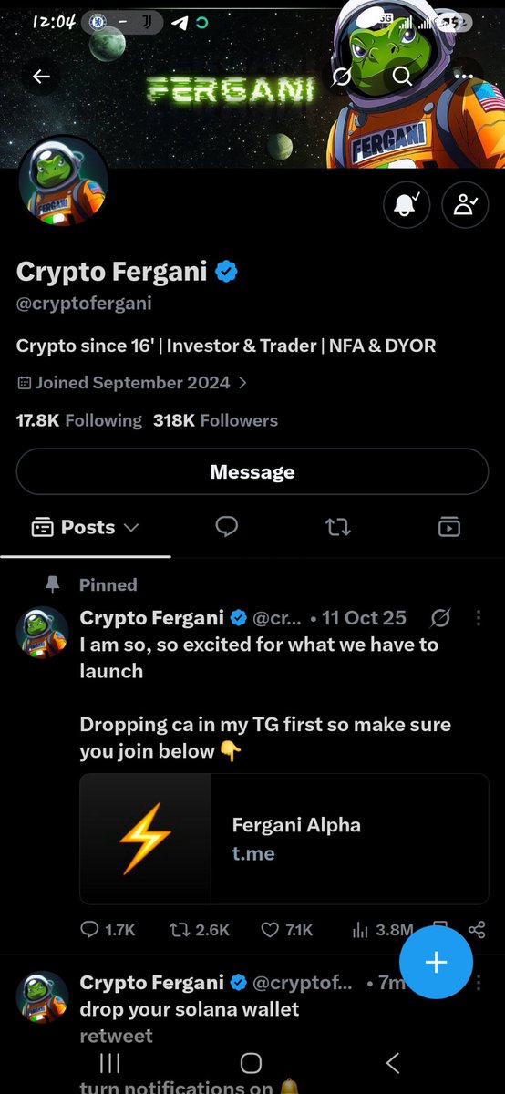 negro9903's tweet photo. @cryptofergani 6JmCjKrsBhR7nAPXKewCJ6mcJT8ZBKHRz9DMbV8bz2CC https://t.co/wX2AzLOL67