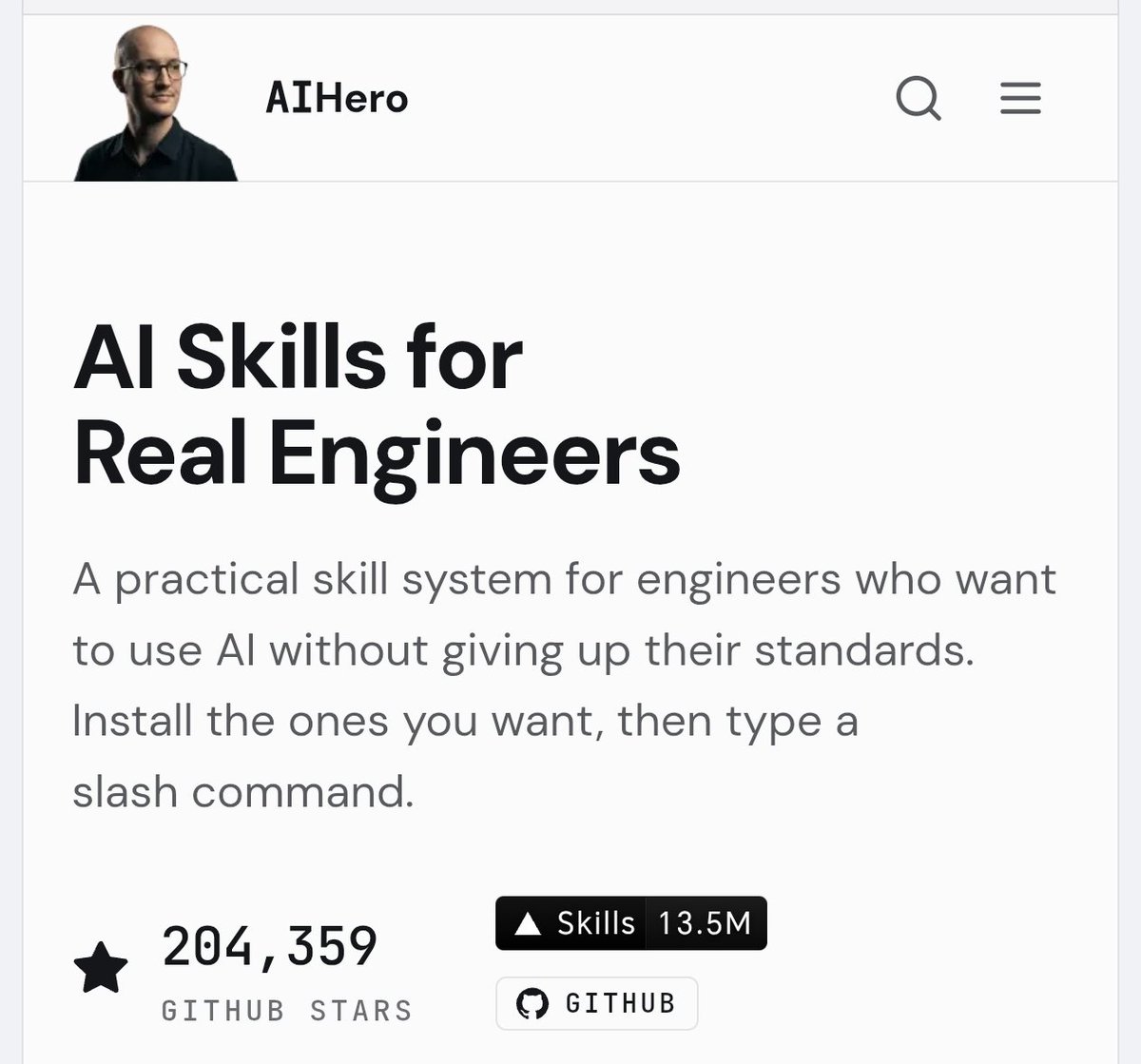 EngMoElgaraihy's tweet photo. 🚨 إذا كنت تعتمد على Claude Code أو Codex أو أي وكيل ذكاء اصطناعي في البرمجة، فتوقف دقيقة!

أحد أشهر المشاري�� مفتوحة المصدر في هذا المجال Skills أصدر اليوم الإصدار v1.2.

المشروع تجاوز 13.5 مليون تحميل وأصبح ضمن أكثر 20 مستودعًا حصولًا على النجوم في تاريخ GitHub، وهذا وحده كافٍ لمعرفة حجم تأثيره.