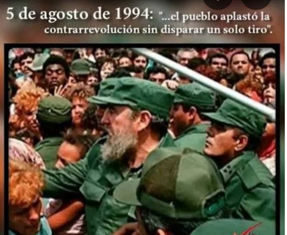 Ana_Hurtado86's tweet photo. Mientras los mismos actores de siempre  intentan reescribir la historia, el pueblo cubano sabe bien a lo que lo están sometiendo.
Fidel es Cuba y Cuba es Fidel.
32 años después: 
¡¡¡VIVA FIDEL COÑ*!!!!! https://t.co/IWCHoW7kI0