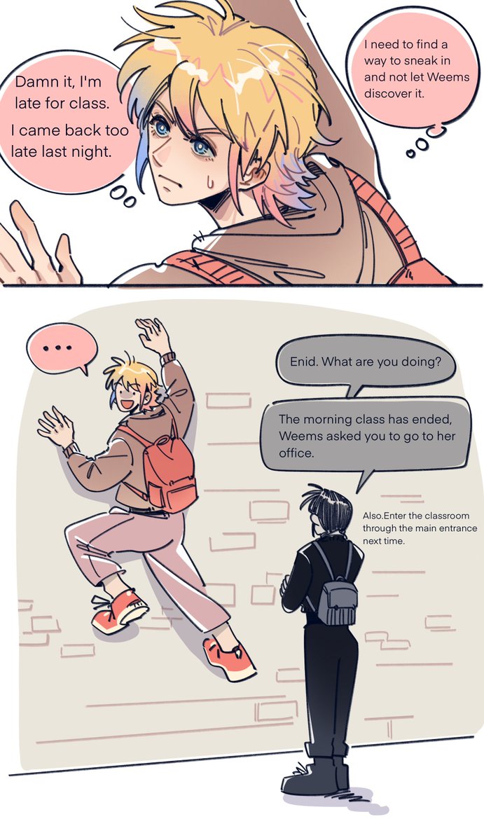 Ahuan_00's tweet photo. #wenclair Spiderwoman AU.
College/University. https://t.co/pb5Skhr9rH