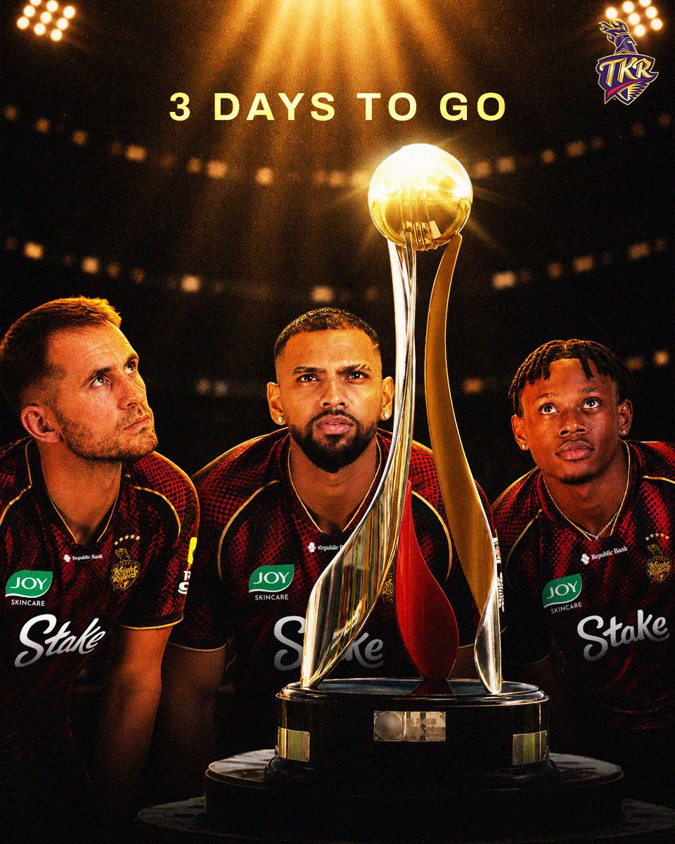 TKRiders's tweet photo. All 👀 on the prize 

#WeAreTKR | #TrinbagoKnightRiders | #CPL26 https://t.co/2IHfZ5plF8