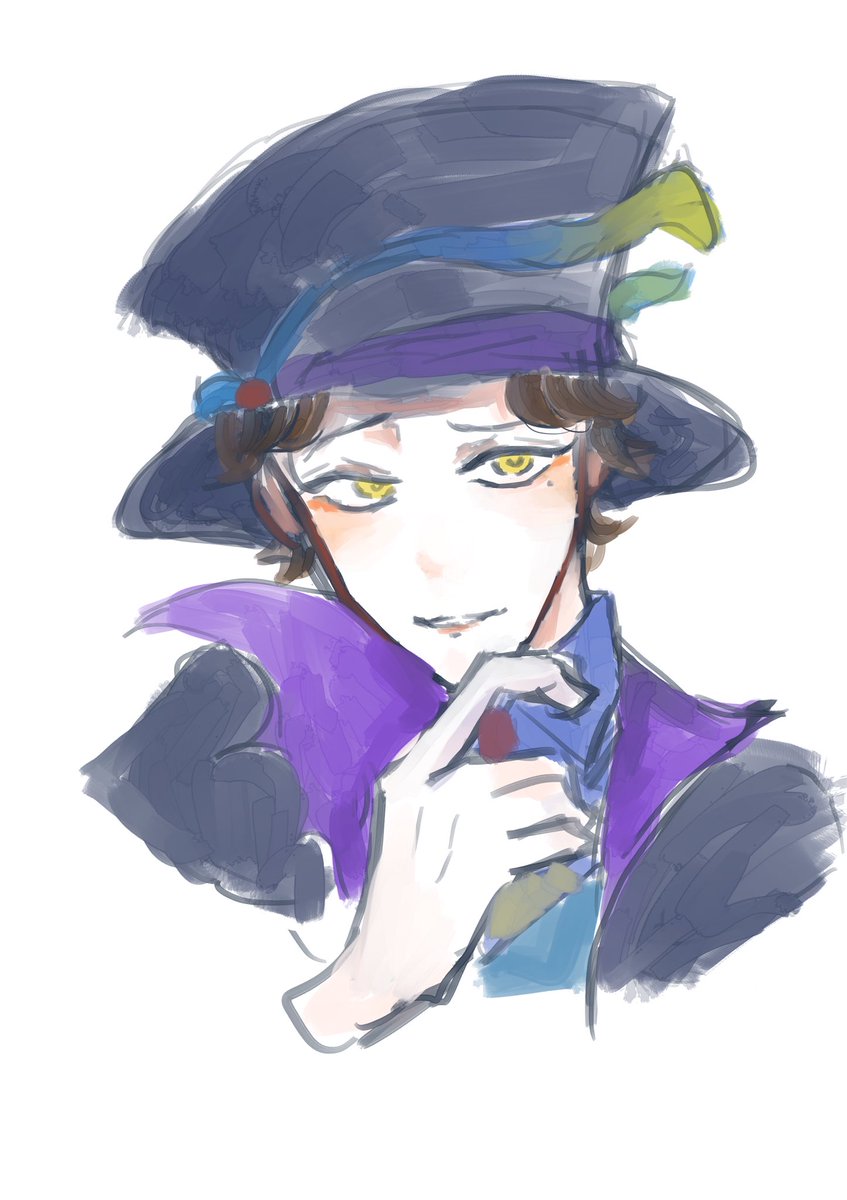 asagiNemo33's tweet photo. ンジー🎩🚹
らくが🏰
何気描いたの初めてじゃね？🏷️です https://t.co/ctad5GRtWp