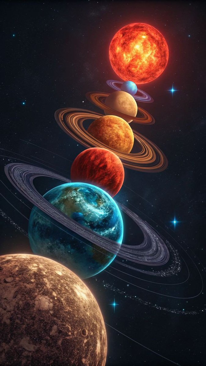 astropeak_11's tweet photo. 🌍 Earth is shown with a giant ring, but Earth has no natural rings. https://t.co/p32ZrcD98l