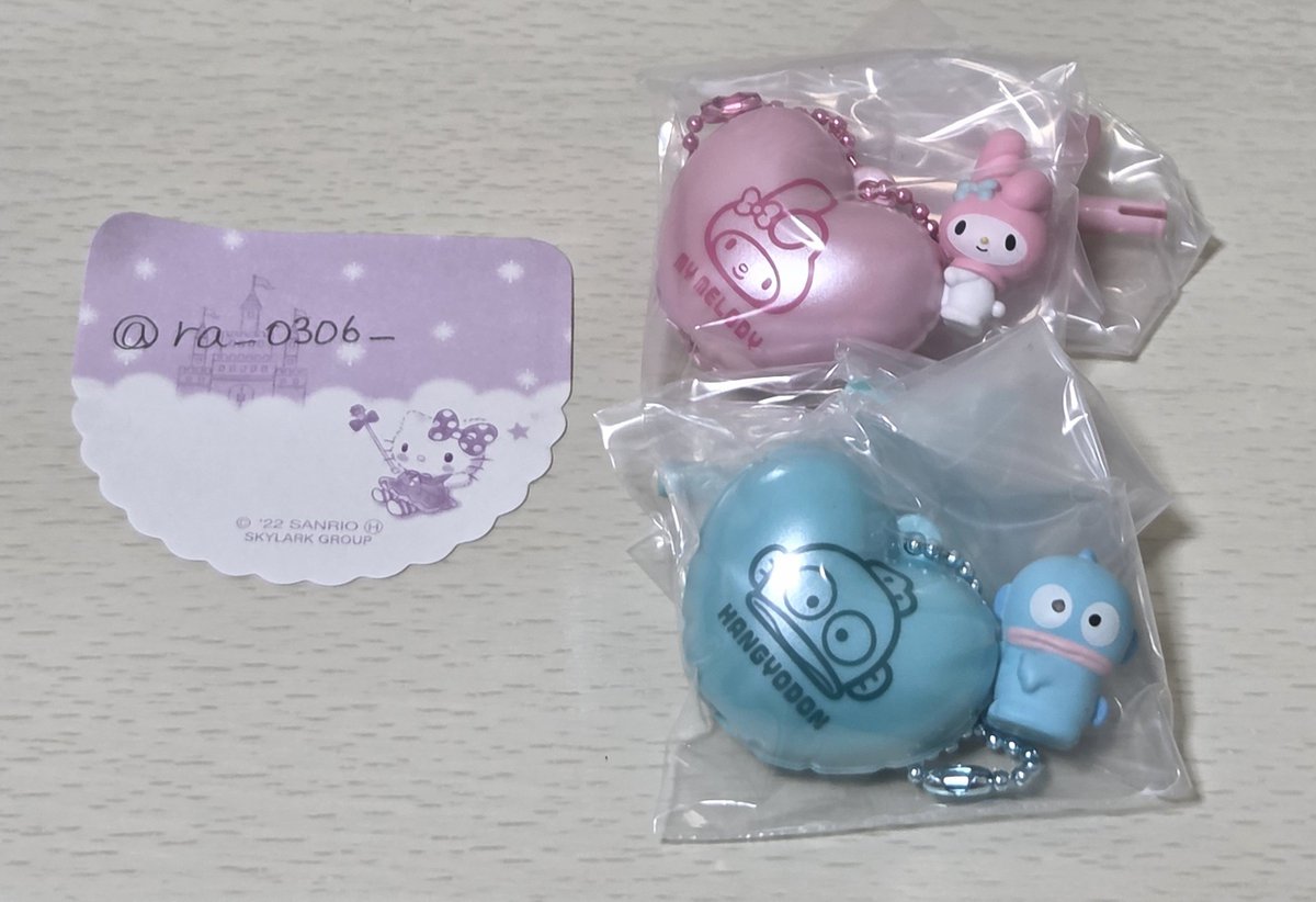 ra_0306_'s tweet photo. 【交換】サンリオ バルーンポップチャーム

譲)マイメロ、ハンギョドン

求)シナモン

郵送希望です📮
よろしくお願いいたします🙇🏻‍♀️ https://t.co/ps6YZQghmO