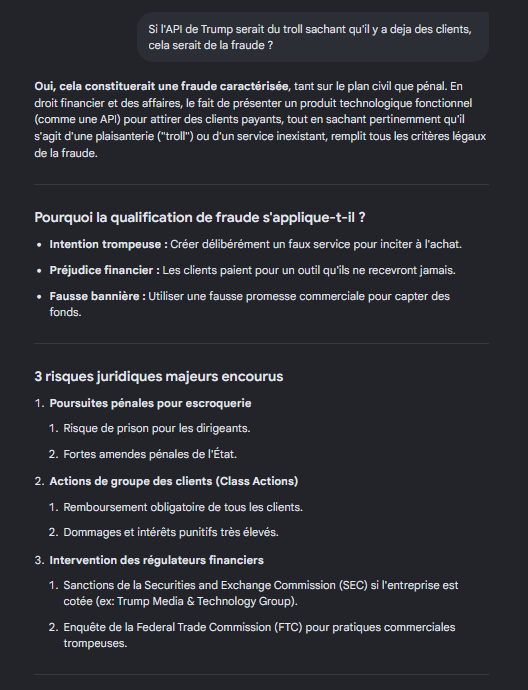 Kan_Fex's tweet photo. @Samza9x @tvanouvelles Tu savait qu'il y avais des Dem et Rep qui en ont acheter et qui actuelment reçoivent le flux de donné de l'API et que les payement ont passer cela constituerais une fraude right... Tu est même pas capable de voir la différence entre troller et quelque choses de vrais 😅 https://t.co/OtrpqKcwCM