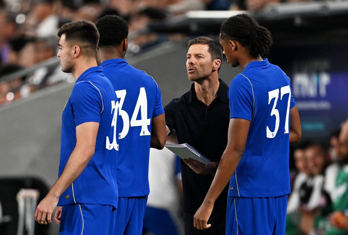 Blue_Footy's tweet photo. 🗣 Xabi Alonso: "For sure it's a process, it's minutes for everyone and now we have two more before we go back to London and then we will be the ones that will start the season. For sure we are a big part but we are missing another big part as well." https://t.co/crvOFIll3X