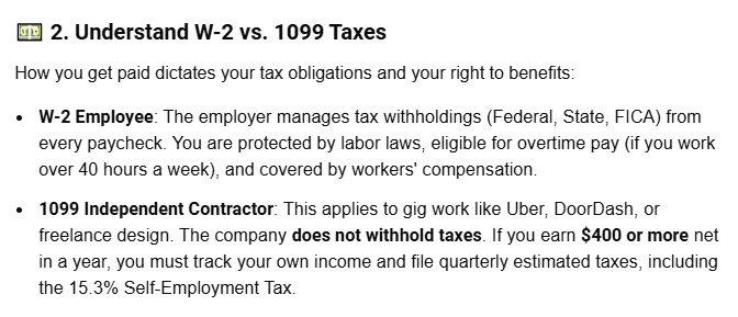 Chloe_AAA1's tweet photo. When searching for a part-time job in the U.S., you should focus on these four critical areas:
1. Steer Clear of Job Scams
2. Understand W-2 vs. 1099 Taxes
3. Know Your Labor Rights &amp; Wage Laws
4. Avoid "Under-the-Table" Cash Gigs https://t.co/zHgo98beEE