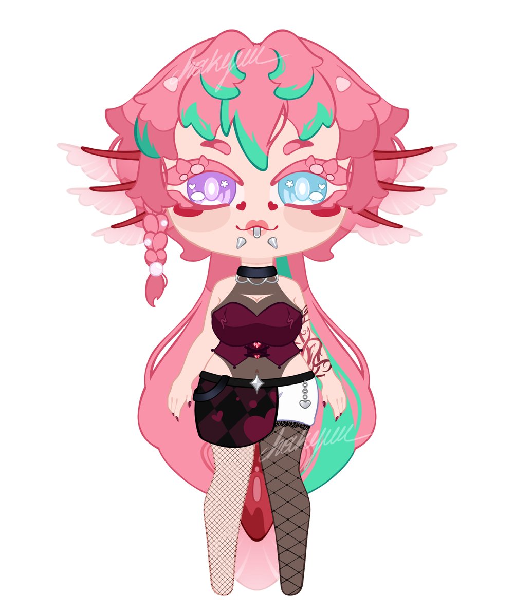 Chakyuu_'s tweet photo. @Darkkyo07 Harro! Thank you for the opportunity!

I want to join Vgen because I love creating art for vtubers and streamers!
It varies depending on what I draw! 
Models = minimum 20h 
Emotes = 1-2h each
And all of the other art between 3-10 hours :3 https://t.co/0JksdhJkpH
