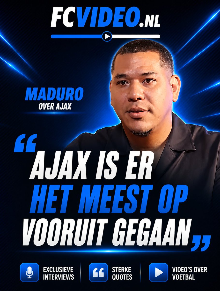 FCVideoNED's tweet photo. Maduro positief over ontwikkelingen bij Ajax
https://t.co/8kE5gFu2i3

#ajashe #pecaja https://t.co/PChGKrwUuN