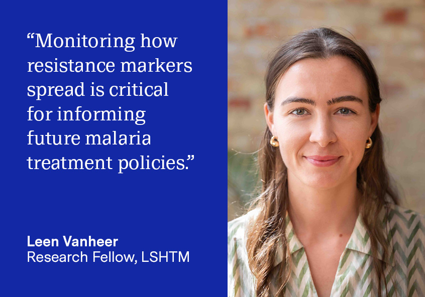 LSHTM_malaria's tweet photo. Malaria drug resistance is a growing concern.

Research by @LSHTM  Research Fellow @Leen_Vhr  and colleagues identifies genetic changes in parasites in Ethiopia that may affect treatment effectiveness.

Read more 👉https://t.co/FQaExpbhS2 https://t.co/8MksNbDrEY
