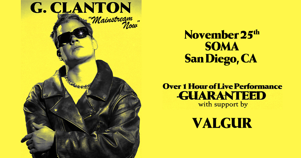 SOMAsd's tweet photo. NEW SHOW ✨  Vaporwave pioneer George Clanton  is bringing the party to SOMA on Nov 25th with special guest Valgur !
✨ Presale | Thursday  | 10AM | Code: EPIC
✨ On Sale | Friday | 10AM
🔗 https://t.co/lVtlPvU94q https://t.co/HLzGFjd1yA