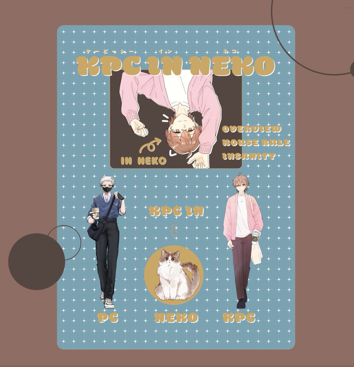 sirius12229's tweet photo. ✧ 𝗖𝗼𝗖
『KPC IN NEKO』￼

▍𝗞𝗣：ゆらおん
▍𝗞𝗣𝗖：鳴神夏澄￤ゆらおん
　𝗣𝗖：鷹見月白￤シリウス

✦ 両生還

生還！生還！鳴神先輩の尊厳はほぼロストしてました✨
このシニャリオくっそおもろい 神や
猫ちゃんと猫ちゃん(鳴神)がずっと可愛くて最高だった🥳💕回してくれてありがとう❣️ https://t.co/KK7q0rnYCb