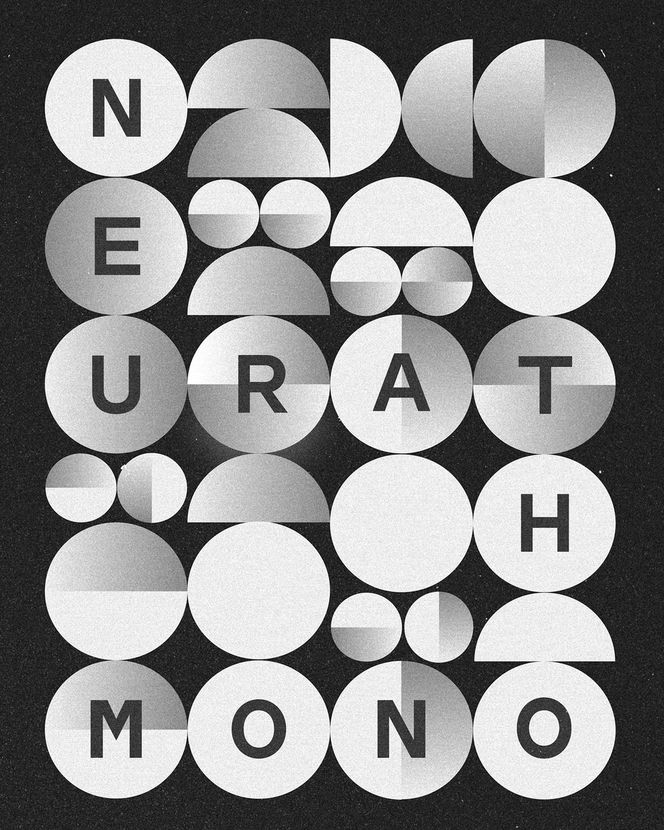 abduzeedo's tweet photo. Neurath Mono Geometric Typography by René Bieder

René Bieder introduces Neurath Mono, a geometric typography family of 18 styles combining Paul Renner's Futura with monospaced care.

https://t.co/RrRDEgl7UT https://t.co/PtxqgN4ZHR