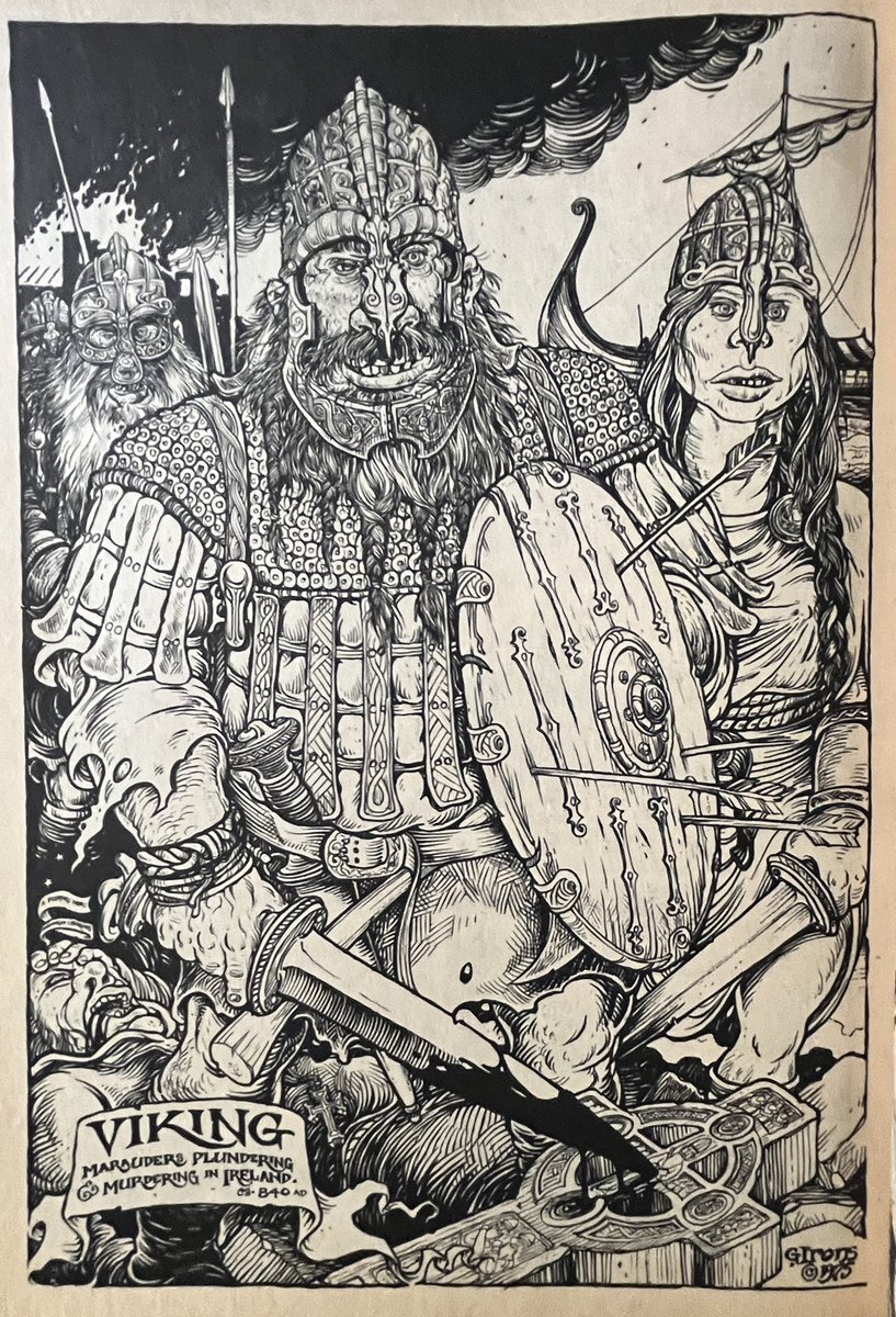 PowerCosmic13_'s tweet photo. #GregIrons’ pirate pin-ups from SLOW DEATH #7 (the colour one is from the back cover) https://t.co/rR3ZAI0Kvr