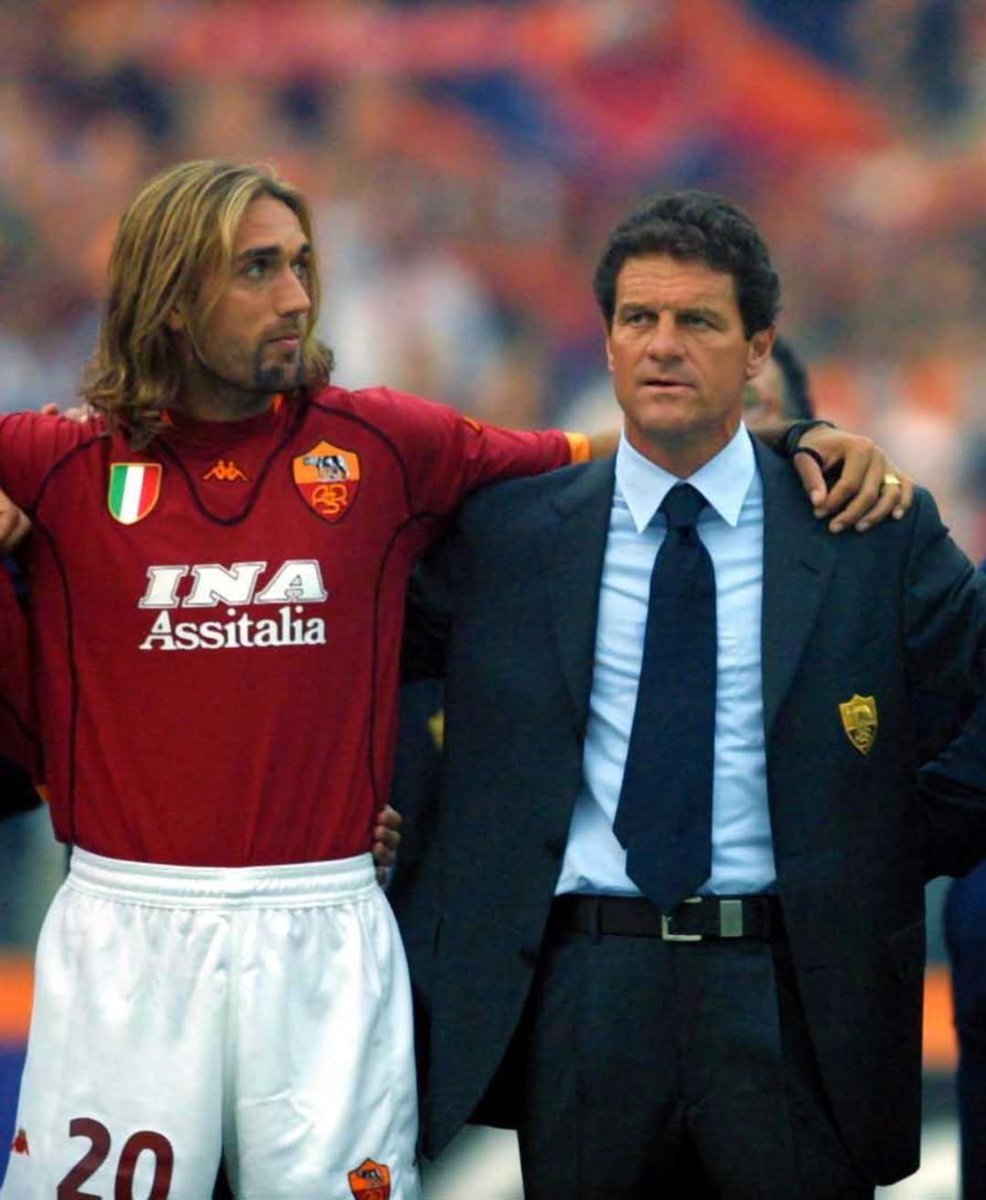 FTBLsection's tweet photo. Before Roma's 2000-01 title-winning season, Fabio Capello made a bold promise to the club's board:

"Bring me Batistuta, and I'll win you the Scudetto."

Roma signed Gabriel Batistuta from Fiorentina in the summer of 2000.

One year later, Capello delivered.

Batistuta scored 20 Serie A goals as Roma won their first league title in 18 years.

When asked why he spent so many years at Fiorentina instead of joining one of Italy's biggest clubs earlier in his career, Batistuta gave a legendary answer:

"I'd rather play against the big clubs and enjoy scoring against them."

One of the greatest strikers football has ever seen. 🔥🇦🇷