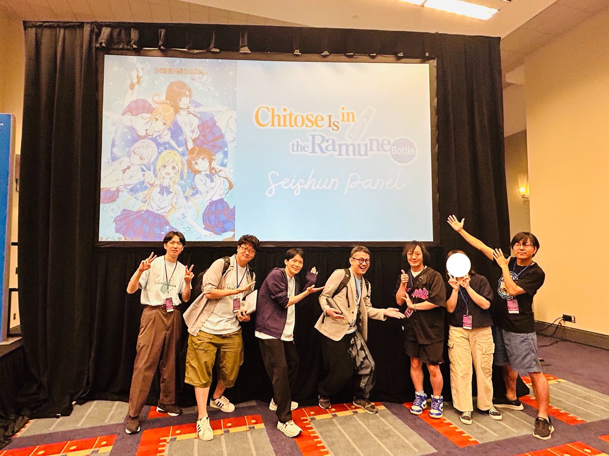 anime_chiramune's tweet photo. Thank you so much to everyone at Otakon 2026✨

From July 31 to August 2, Chitose is in the Ramune Bottle hosted the Fukui Panel and the Seishun Panel at Otakon 2026!

A huge thank you to everyone who came out to see us in Washington, D.C. 🇺🇸❤️

Please look forward to the 2nd cour starting this October!🫧

ワシントンD.C.にて開催されたオタコン2026にて、パネルとサイン会を実施いたしました！
ご来場いただいた皆様、ありがとうございました‼

#チラムネ　#otakon