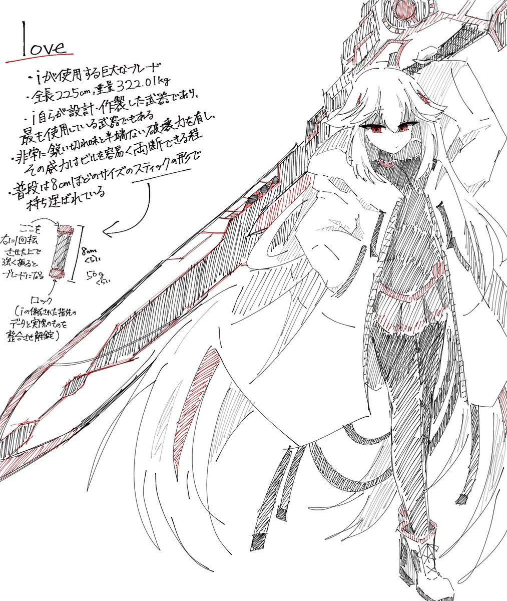 bndndbl's tweet photo. 少女×デカ武器はロマンでしょ https://t.co/5GtLHjJxq5