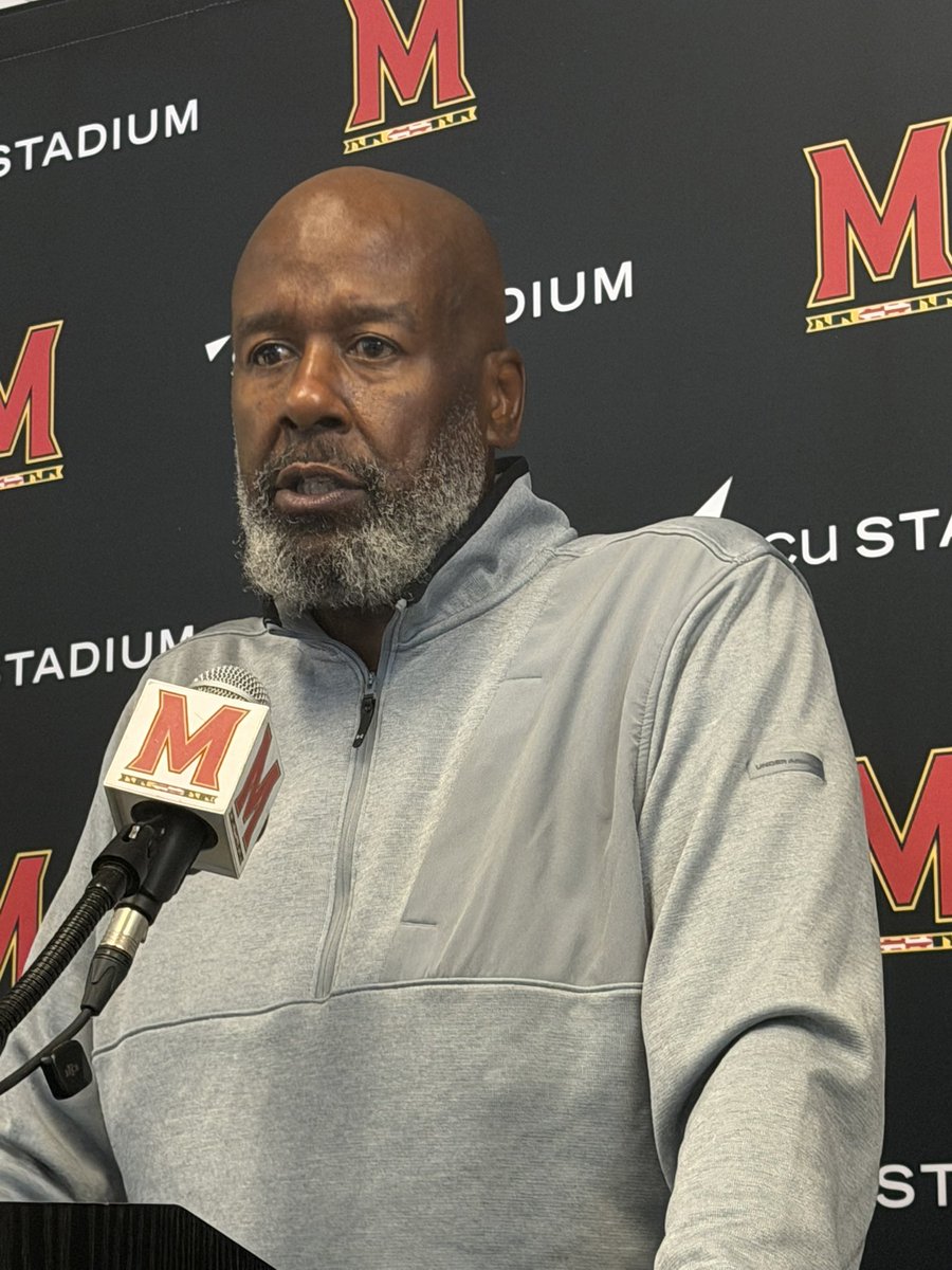 Mikephowes's tweet photo. Michael Locksley: “I’m not diminishing that I am a 4-8 coach the last two years.”

“But the 4-8 last year was a lot different from the 4-8 the year before.” https://t.co/UQFGnfuH9d