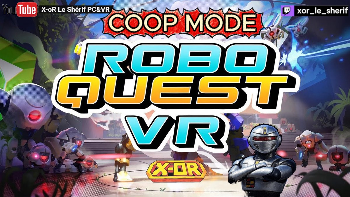 AlofDavid's tweet photo. 18h on Part en #Stream sur #RoboquestVR , et logiquement en coop , voyons si le hotfix répare les erreurs de la dernière mise à jour ( comme perde son arme quand on est "Stun" 😋 sur Youtube: https://t.co/aj8qIiGyuo et Twitch: https://t.co/sZOdcJEYxd https://t.co/kRZRSCaaEJ