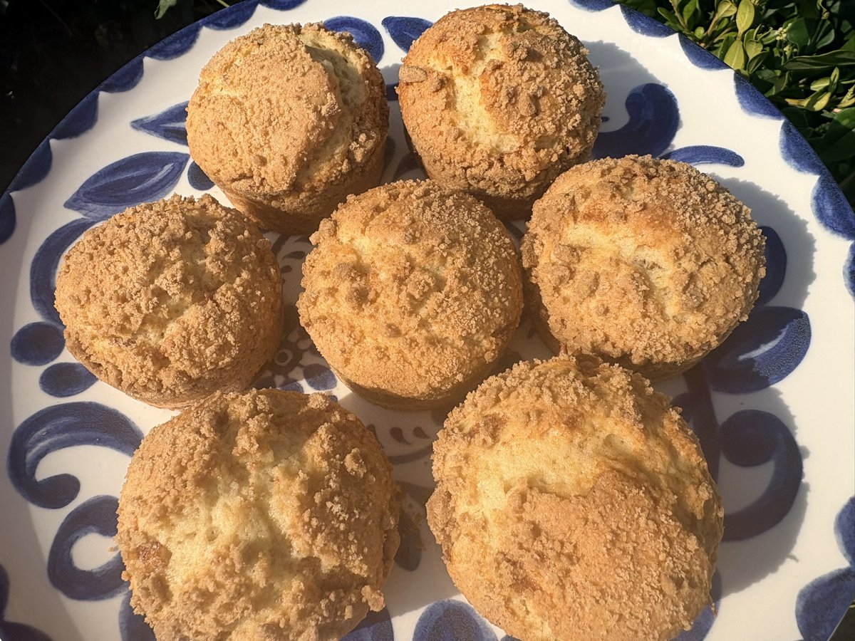 berryorchids's tweet photo. blueberry pancake latte w/maple syrup cold foam + cinnamon streusel muffins🥞૮₍ ´ ꒳ `₎ა https://t.co/w47HvPrunD